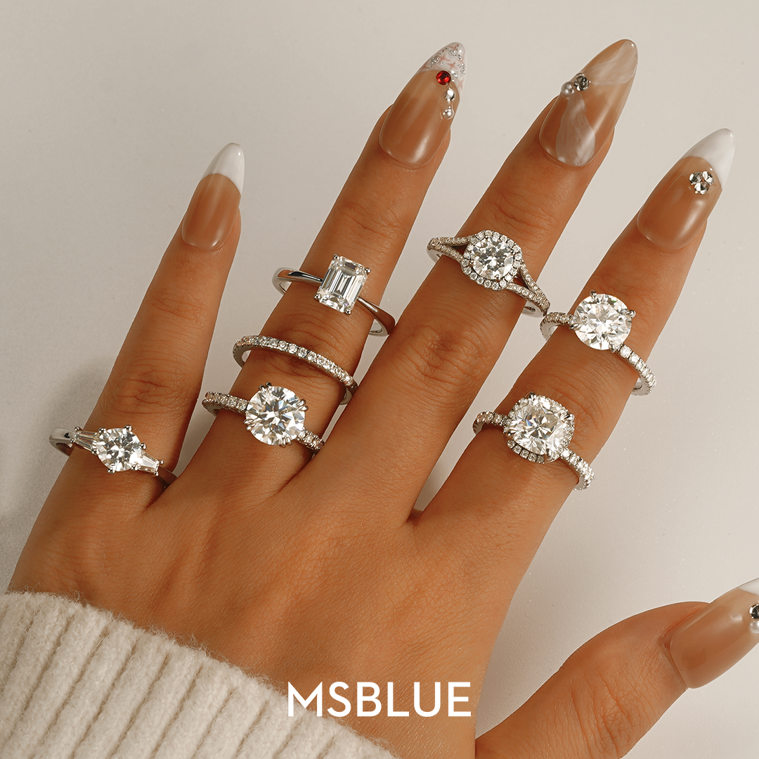 How to Create Your Own Custom Engagement Ring Online - MSBLUE Jewelry