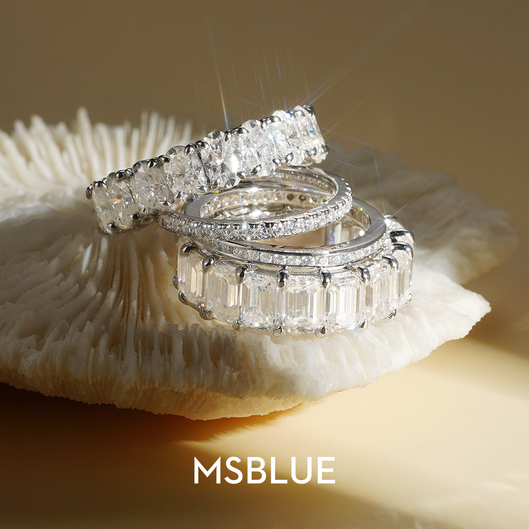 October's Best Engagement Rings: Moissanite