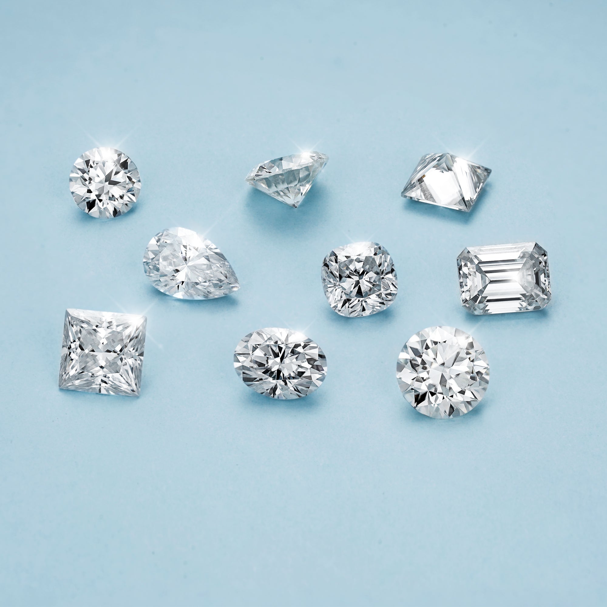 Brilliant moissanite diamond jewelry. Diamonds vs Moissanite