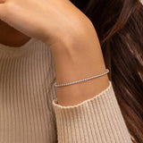 Lab Grown Diamond Five Stone Beaded Bracelet