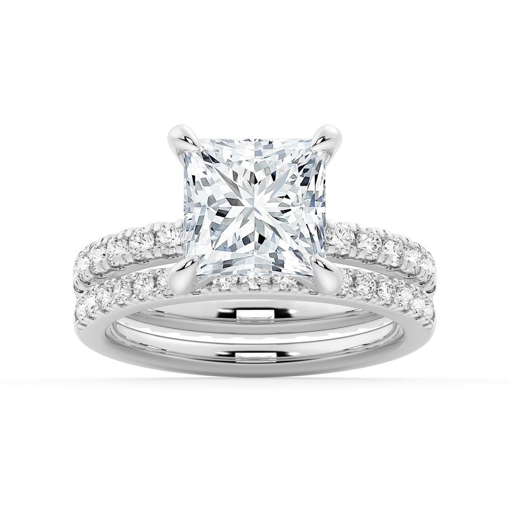 Princess Cut Engagement Ring - MSBLUE Jewelry