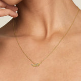 Couture Botanical Foliage Lab Grown Diamond Necklace