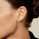 Liquid Curve Teardrop Lab Grown Diamond Studs