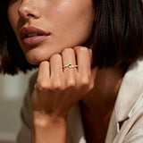 In-Stock Open Design Moissanite Fashion Ring