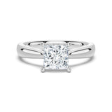 1.5 CT. Princess-Cut Solitaire Engagement Ring