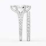 NEW Marquise Cut Split-Shank Moissanite Engagement Ring