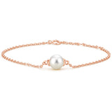 8mm Solitaire Freshwater Cultured Pearl Bracelet