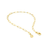 Minimalist Paperclip Chain Bracelet