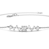Starburst Cluster Moissanite Bracelet