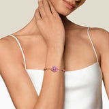 "Blossom of Compassion" Breast Cancer Awareness Bracelet