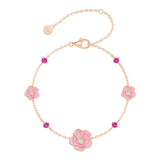 "Blossom of Compassion" Breast Cancer Awareness Bracelet