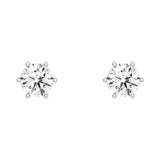 1 CT. Classic Six-Prong Round Moissanite Stud Earrings - MSBLUE Jewelry