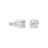 4 ctw Cushion Cut Moissanite 4-Prong Solitaire Stud Earrings