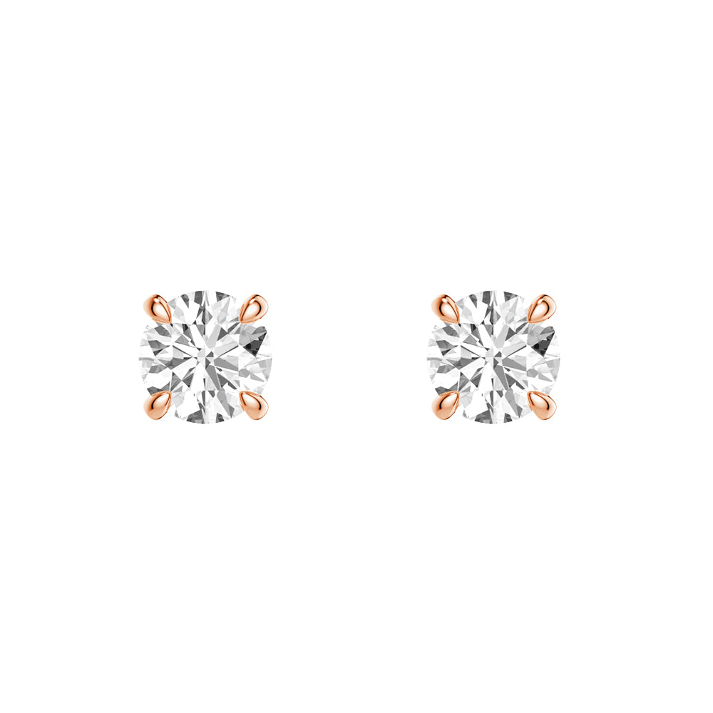 1 CT. Brilliant Moissanite Earring Studs - MSBLUE Jewelry