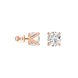 1 CT. Brilliant Moissanite Earring Studs - MSBLUE Jewelry