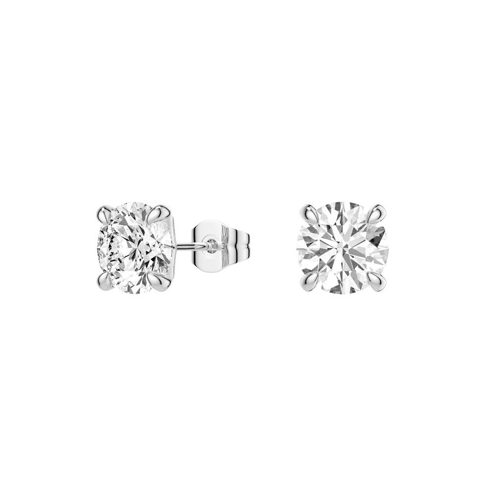 1 CT. Brilliant Moissanite Earring Studs - MSBLUE Jewelry