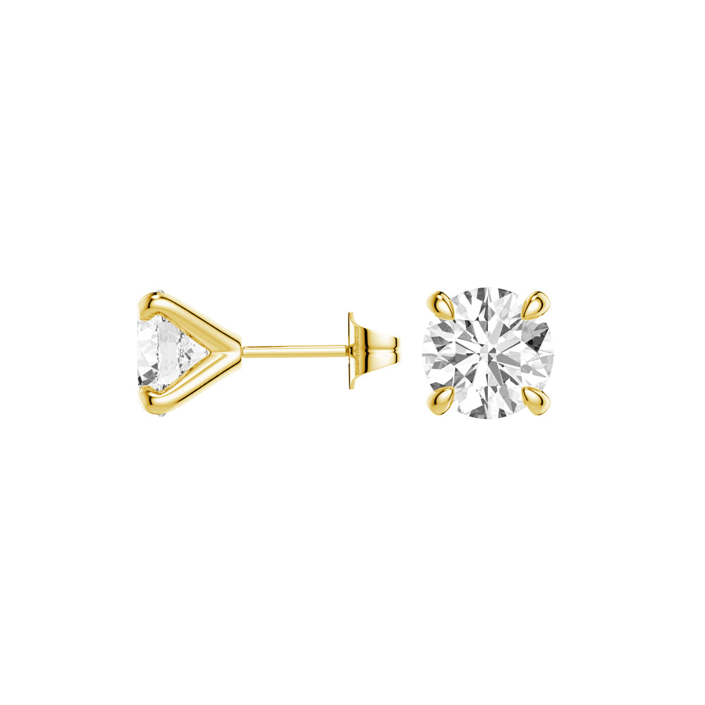 1 CT. Brilliant Moissanite Earring Studs - MSBLUE Jewelry