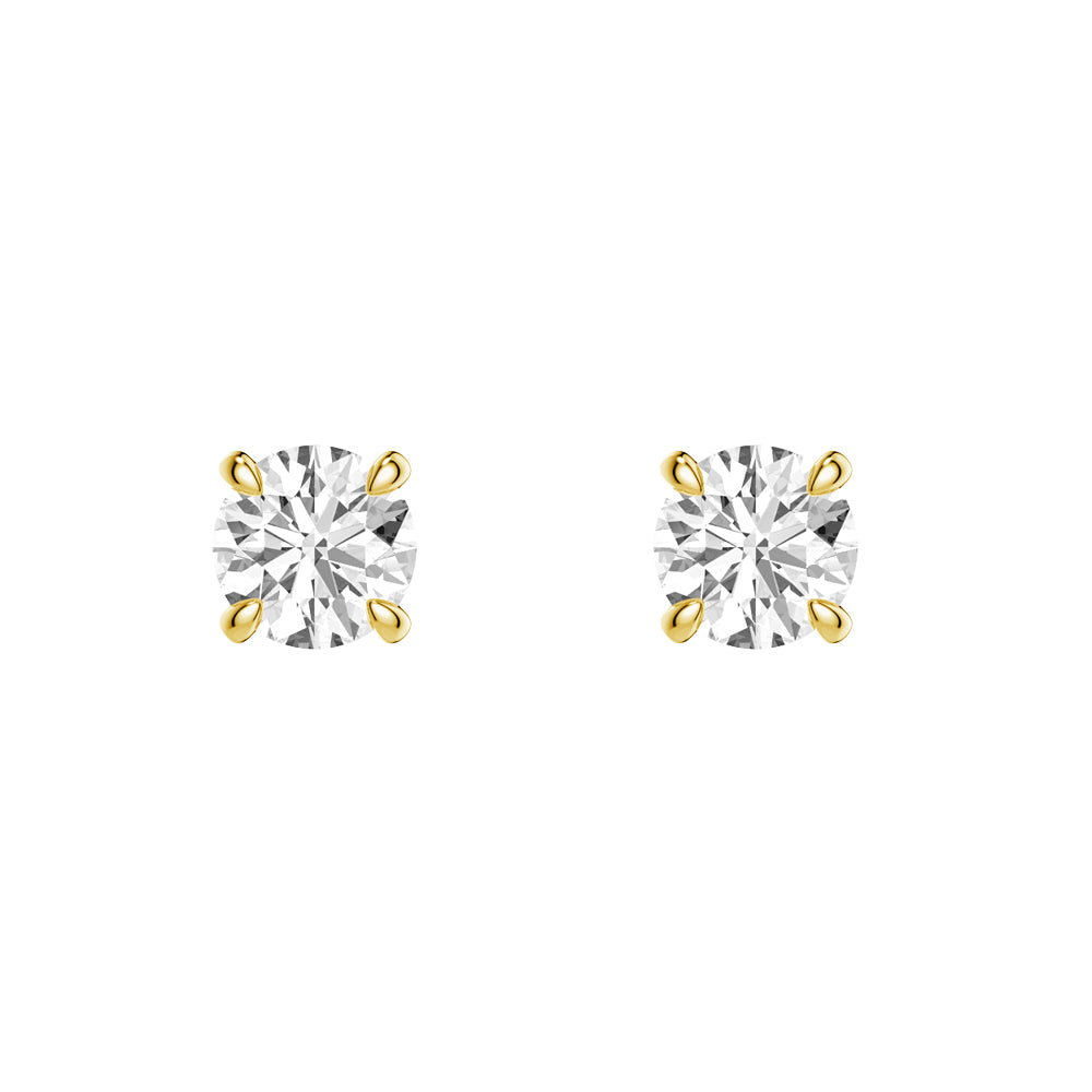 1 CT. Brilliant Moissanite Earring Studs - MSBLUE Jewelry