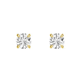 1 CT. Brilliant Moissanite Earring Studs - MSBLUE Jewelry