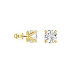 1 CT. Brilliant Moissanite Earring Studs - MSBLUE Jewelry