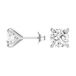 1 CT. Cushion Cut Moissanite Earring Studs - MSBLUE Jewelry