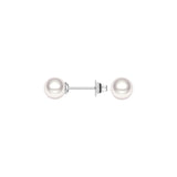 6mm Solitaire Freshwater Cultured Pearl Stud Earrings - MSBLUE Jewelry