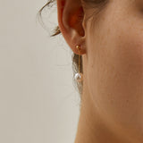 8mm Classic Freshwater Cultured Pearl Drop Earrings