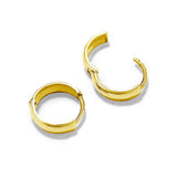 Bold Huggie Hoop Earrings