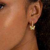 Butterfly Drop Earrings