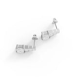 Tiered Princess Drops Earrings