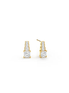 Tiered Princess Drops Earrings