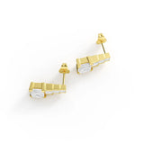 Tiered Princess Drops Earrings