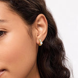 Prism Princess Moissanite Hoops