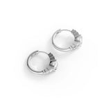 Prism Princess Moissanite Hoops