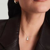 Cascade Princess Moissanite Pendant