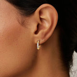 Duo Knot C Stud Earrings