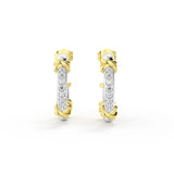 Duo Knot C Stud Earrings
