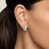 Sculptural Curved Stud Earrings