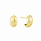 Sculptural Curved Stud Earrings