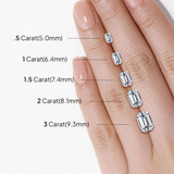 0.50 CT IGI Certified Emerald Cut Lab Grown Diamond