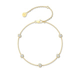 Luma Bezel Moissanite Bracelet