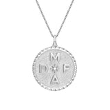 Personalized Initial Medallion Necklace