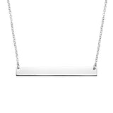 Bar Necklace with Engraving