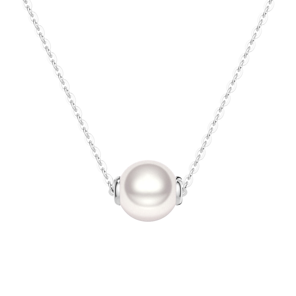 8mm Classic Freshwater Cultured Pearl Pendant - MSBLUE Jewelry