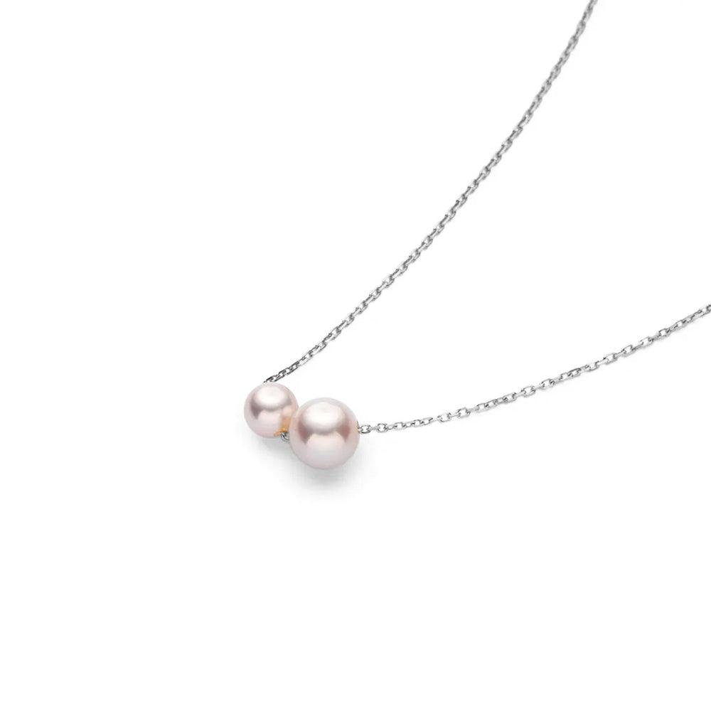 Double Freshwater Cultured Pearl Necklace - MSBLUE Jewelry