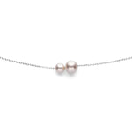 Double Freshwater Cultured Pearl Necklace - MSBLUE Jewelry