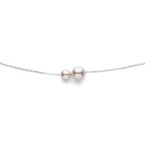 Double Freshwater Cultured Pearl Necklace - MSBLUE Jewelry