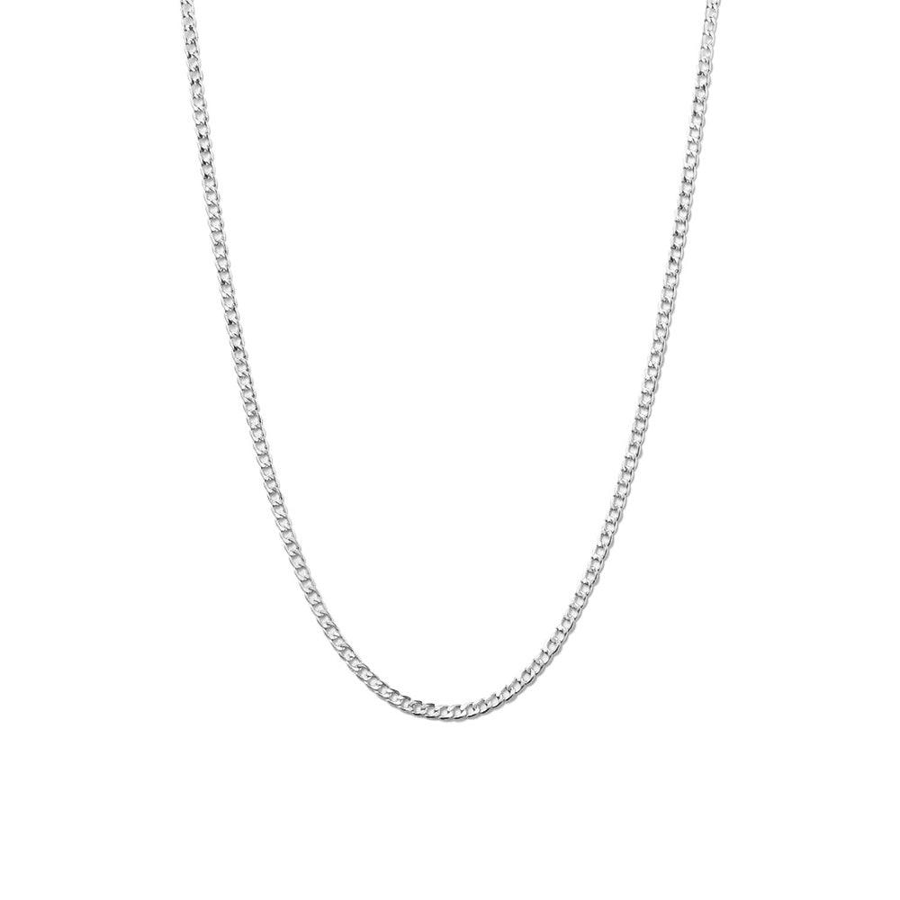 3.5mm Flat Curb Chain Necklace - MSBLUE Jewelry