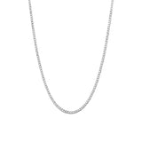 3.5mm Flat Curb Chain Necklace - MSBLUE Jewelry