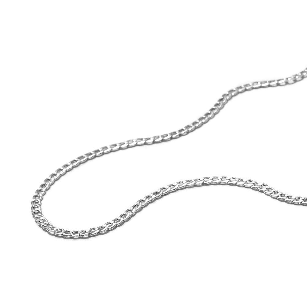 3.5mm Flat Curb Chain Necklace - MSBLUE Jewelry